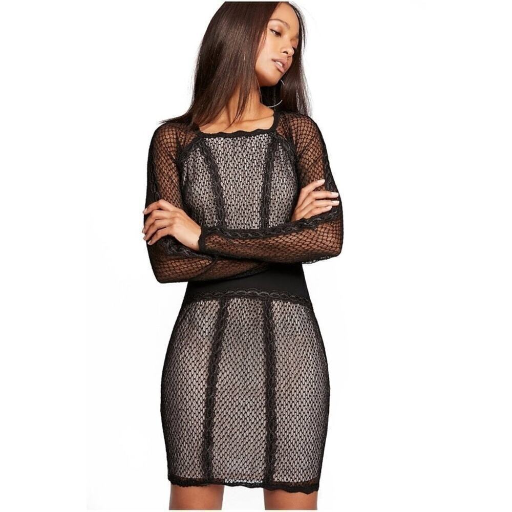 Free People Whimsy Goth Black Lace Overlay dress, Wednesday Adams, Parties,  XS
